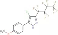 4-Chloro-5-(4-methoxyphenyl)-3-perfluorobutyl-1H-pyrazole