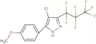 4-Chloro-5-(4-methoxyphenyl)-3-perfluopropylpyrazole