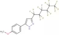 5-(4-Methoxyphenyl)-3-perfluorohexyl-1H-pyrazole