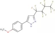 5-(4-Methoxyphenyl)-3-perfluorobutyl-1H-pyrazole
