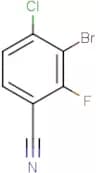 3-Bromo-4-chloro-2-fluorobenzonitrile