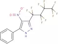 4-Nitro-3-perfluorobutyl-5-phenyl-1H-pyrazole