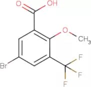5-Bromo-2-methoxy-3-(trifluoromethyl)benzoic acid