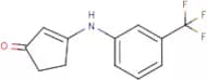 3-[3-(Trifluoromethyl)anilino]cyclopent-2-en-1-one