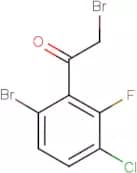 6-Bromo-3-chloro-2-fluorophenacyl bromide