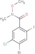 4-Bromo-5-chloro-2-fluoro-N-methoxy-N-methylbenzamide