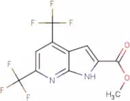 Methyl 4,6-bis(trifluoromethyl)-7-azaindole-2-carboxylate