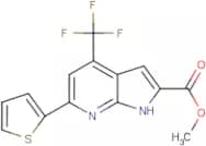 Methyl 6-(thien-2-yl)-4-(trifluoromethyl)-7-azaindole-2-carboxylate