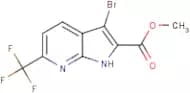 Methyl 3-bromo-6-(trifluoromethyl)-7-azaindole-2-carboxylate