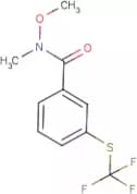 N-Methoxy-N-methyl-3-[(trifluoromethyl)sulphanyl]benzamide