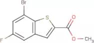 Methyl 7-bromo-5-fluorobenzothiophene-2-carboxylate