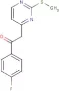 1-(4-Fluorophenyl)-2-(2-(methylthio)pyrimidin-4-yl)ethanone