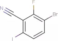 3-Bromo-2-fluoro-6-iodobenzonitrile