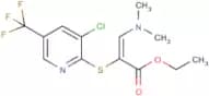 Ethyl 2-[3-chloro-5-(trifluoromethyl)pyridin-2-yl]thio-3-(dimethylamino)acrylate