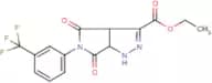 Ethyl 4,6-dioxo-5-[3-(trifluoromethyl)phenyl]-1,3a,4,5,6,6a-hexahydropyrrolo[3,4-c]pyrazole-3-carb…
