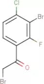 3-Bromo-4-chloro-2-fluorophenacyl bromide