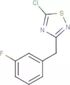 5-Chloro-3-(3-fluorobenzyl)-1,2,4-thiadiazole