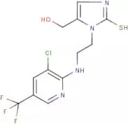 1-[3-Chloro-5-(trifluoromethyl)pyridin-2-ylamino]ethyl-5-(hydroxymethyl)-1H-imidazole-2-thiol