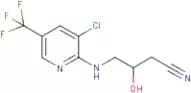 4-{[3-Chloro-5-(trifluoromethyl)pyridin-2-yl]amino}-3-hydroxybutanenitrile