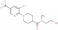 1-[3-Chloro-5-(trifluoromethyl)pyridin-2-yl]-N-(2-hydroxyethyl)-N-methylpiperidine-4-carboxamide