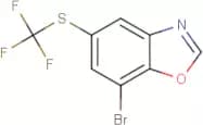 7-Bromo-5-[(trifluoromethyl)thio]-1,3-benzoxazole
