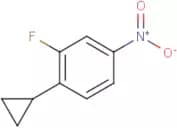 1-Cyclopropyl-2-fluoro-4-nitrobenzene
