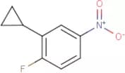 2-Cyclopropyl-1-fluoro-4-nitrobenzene