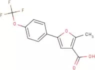 2-Methyl-5-[4-(trifluoromethoxy)phenyl]-3-furoic acid