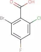2-Bromo-6-chloro-4-fluorobenzoic acid