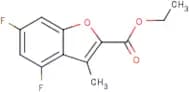Ethyl 4,6-difluoro-3-methyl-1-benzofuran-2-carboxylate