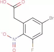 5-Bromo-3-fluoro-2-nitrophenylacetic acid