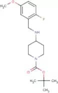 4-[(2-Fluoro-5-methoxybenzyl)amino]piperidine, N1-BOC protected