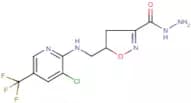 5-[3-Chloro-5-(trifluoromethyl)pyridin-2-ylamino]methyl-4,5-dihydroisoxazole-3-carbohydrazide