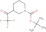 3-(Trifluoroacetyl)piperidine, N-BOC protected