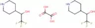 4-(1-Hydroxy-2,2,2-trifluoroethyl)piperidine oxalate
