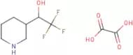 3-(1-Hydroxy-2,2,2-trifluoroethyl)piperidine oxalate