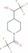 4-(1-Hydroxy-2,2,2-trifluoroethyl)-1-(trifluoroacetyl)piperidine