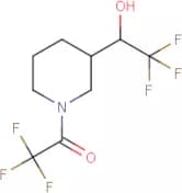3-(1-Hydroxy-2,2,2-trifluoroethyl)-1-(trifluoroacetyl)piperidine