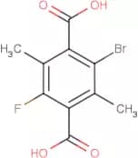 2-Bromo-3,6-dimethyl-5-fluoroterephthalic acid
