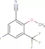 5-Iodo-2-methoxy-3-(trifluoromethyl)benzonitrile