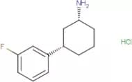 rac-(1R,3S)-3-(3-Fluorophenyl)cyclohexan-1-amine hydrochloride