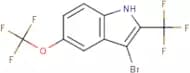 3-Bromo-5-(trifluoromethoxy)-2-(trifluoromethyl)indole