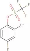 2-Bromo-4-fluorophenyl trifluoromethanesulphonate