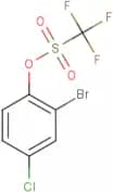 2-Bromo-4-chlorophenyl trifluoromethanesulphonate