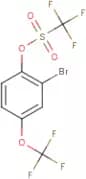 2-Bromo-4-(trifluoromethoxy)phenyl trifluoromethanesulphonate