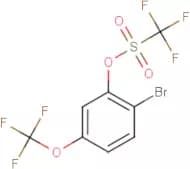 2-Bromo-5-(trifluoromethoxy)phenyl trifluoromethanesulphonate