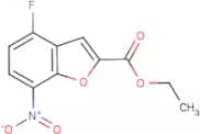 Ethyl 4-fluoro-7-nitrobenzo[b]furan-2-carboxylate
