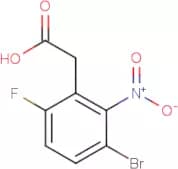 3-Bromo-6-fluoro-2-nitrophenylacetic acid