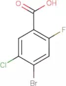 4-Bromo-5-chloro-2-fluorobenzoic acid