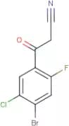 4-Bromo-5-chloro-2-fluorobenzoylacetonitrile